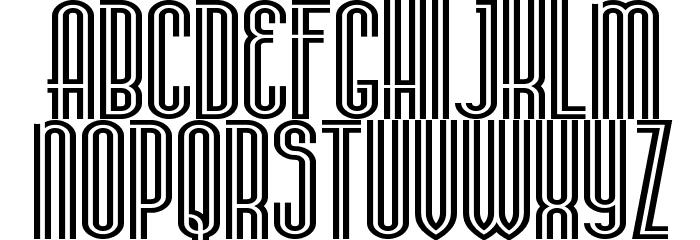 Stereovolna Font LOWERCASE