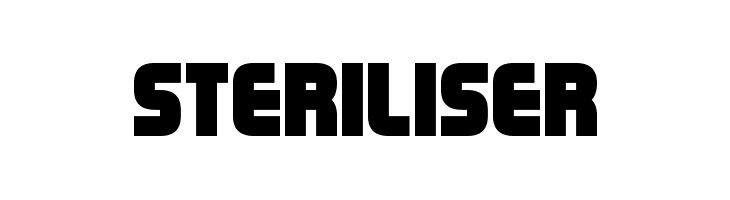 Steriliser  免费字体下载