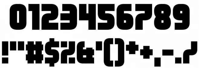 Steriliser Font OTHER CHARS