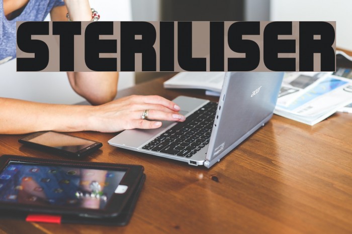 Steriliser Font examples