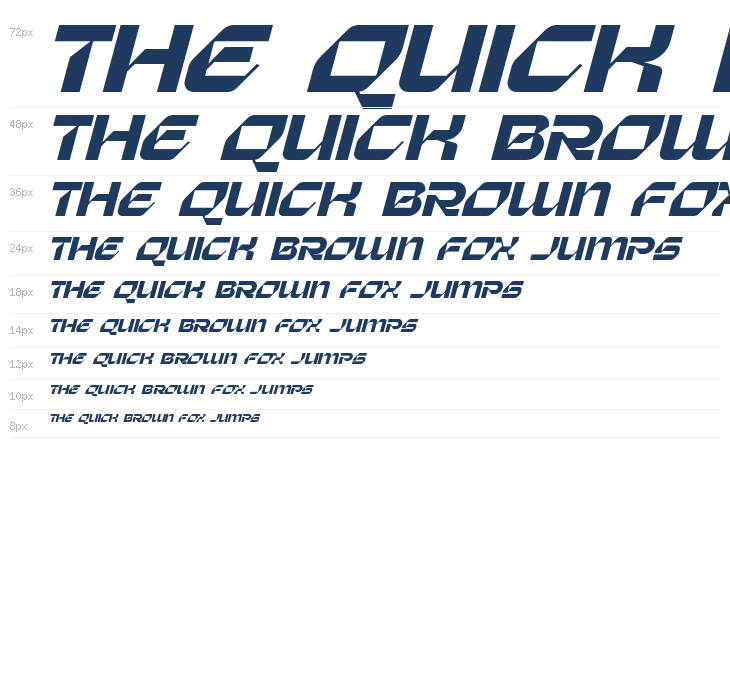 Sterion Italic Waterfall