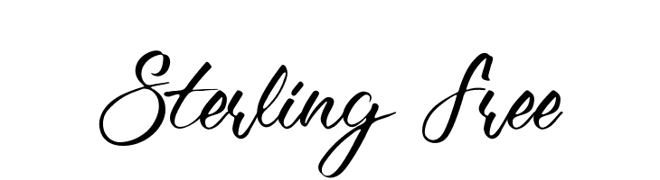 Sterling Free  font caratteri gratis