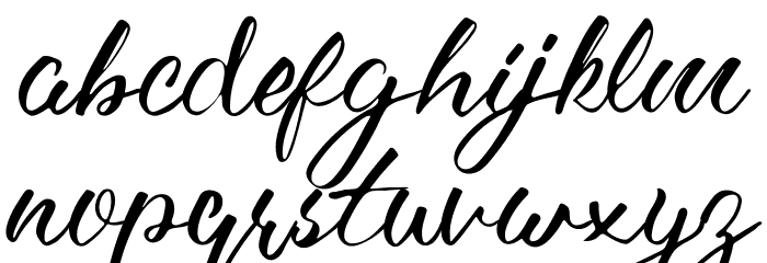 Sterling Free Font LOWERCASE