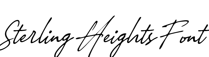 Sterling Heights Font  नि: शुल्क फ़ॉन्ट्स डाउनलोड