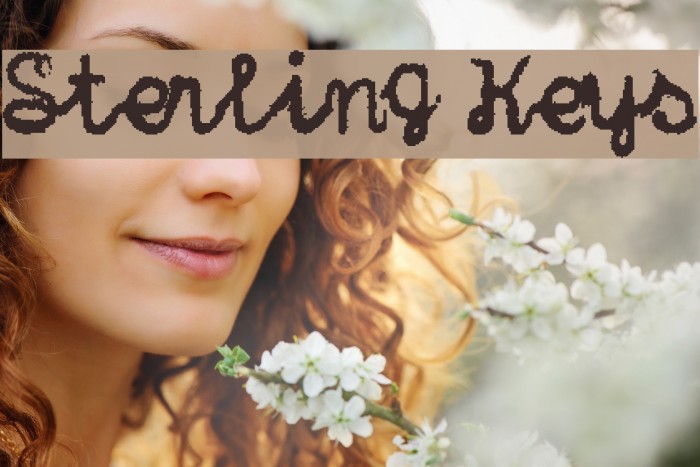 Sterling Keys Font examples