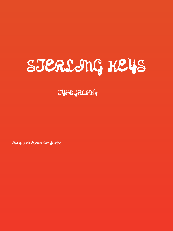 Sterling Keys Poster