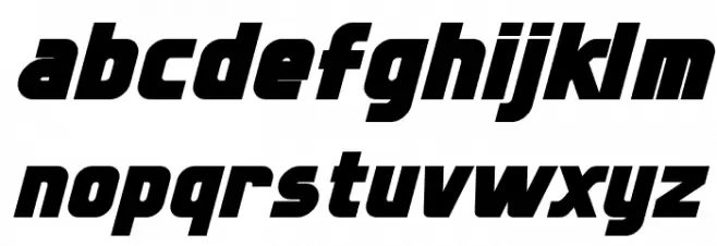 Sternbach Bold Italic 字体 小写
