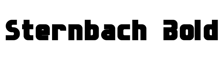 Sternbach Bold  les polices de caractères gratuit tlcharger