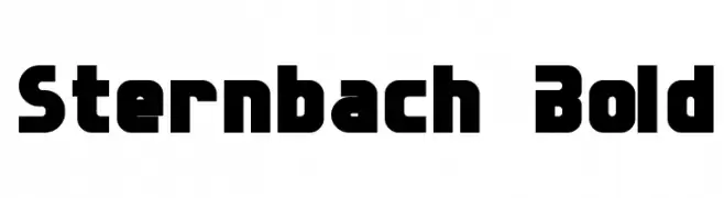 Sternbach Bold  baixar fontes gratis
