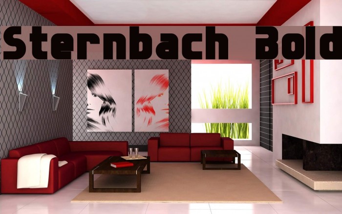 Sternbach Bold Font examples