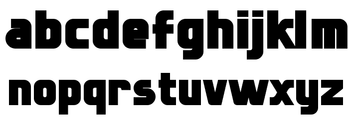 Sternbach Bold Font LOWERCASE