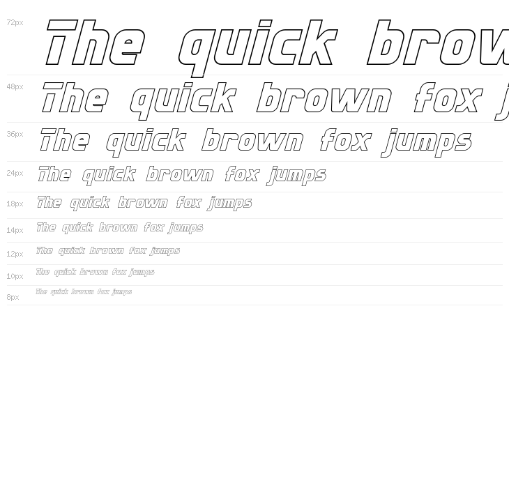 Sternbach Hollow Italic Waterfall