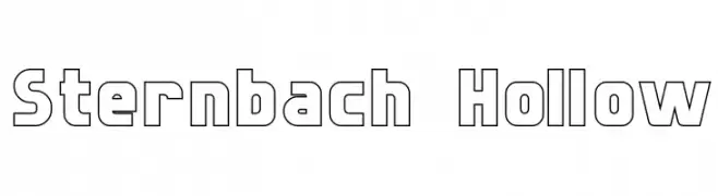 Sternbach Hollow  Frei Schriftart Herunterladen