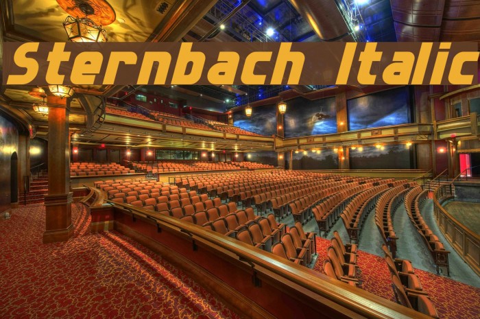 Sternbach Italic Example 1