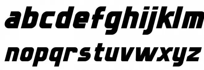 Sternbach Italic फ़ॉन्ट लोअरकेस