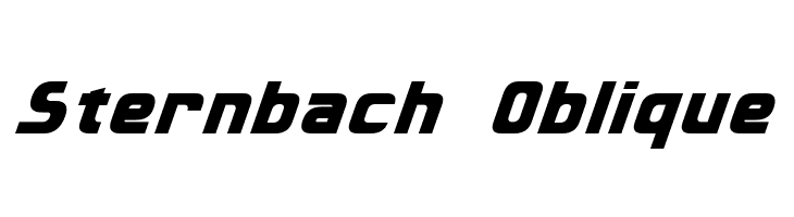 Sternbach Oblique  baixar fontes gratis