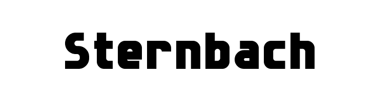 Sternbach  フリーフォントのダウンロード