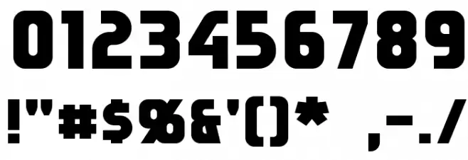 Sternbach Font OTHER CHARS