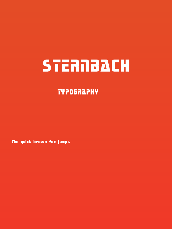 Sternbach Poster