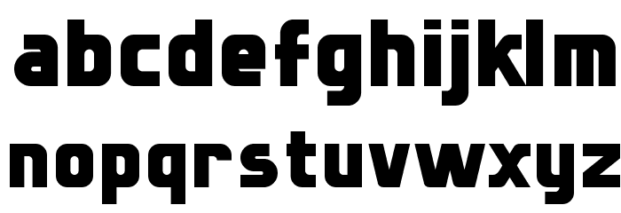Sternbach Font LOWERCASE