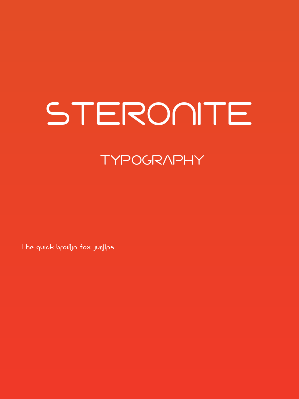 Steronite Poster