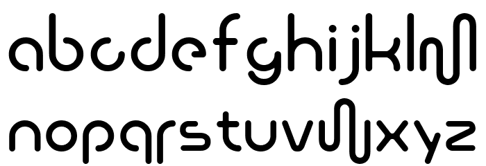 Steronite Font LOWERCASE