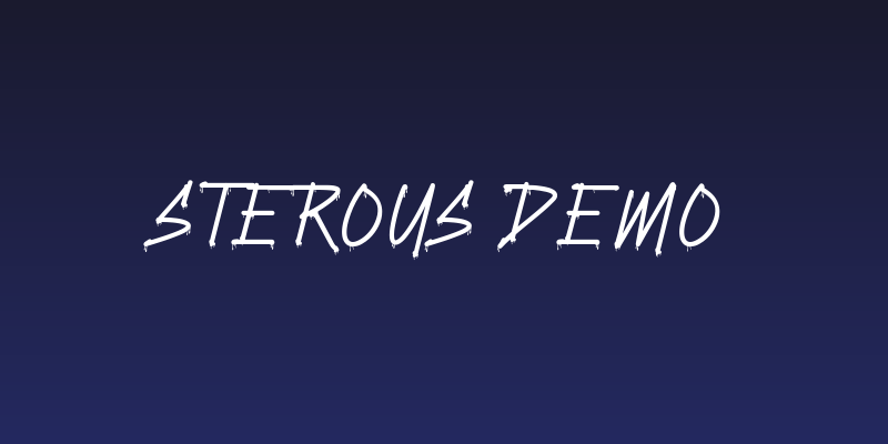 Sterous Demo Social Header