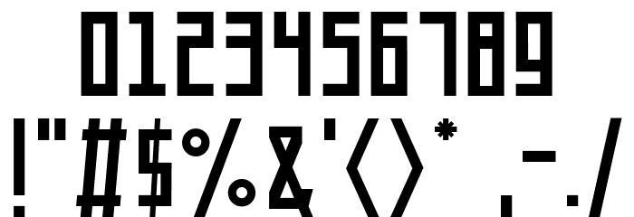 Steudel Mono Display Regular Font OTHER CHARS
