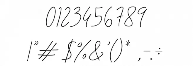 Stev Luts Italic Font OTHER CHARS