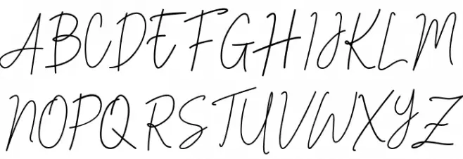 Stev Luts Italic Schriftart Groß