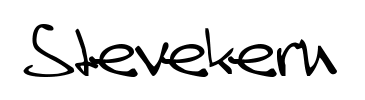 Stevekern  フリーフォントのダウンロード