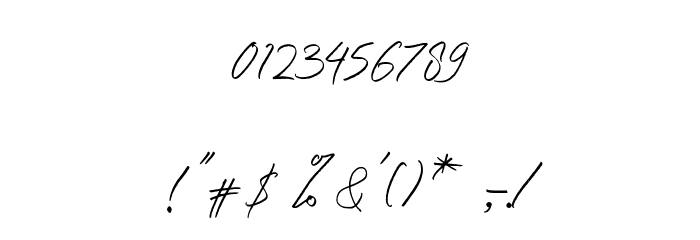 Steven Anderson Font OTHER CHARS