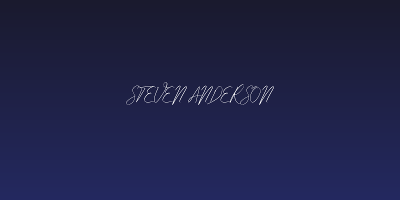 Steven Anderson Social Header