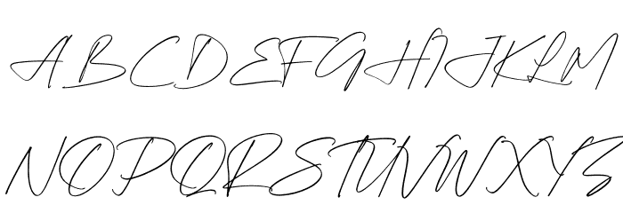 Stevenson Font UPPERCASE