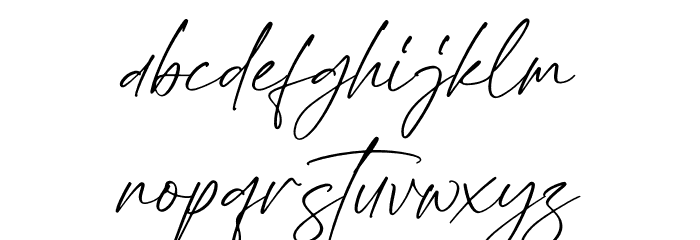 Stevenson Font LOWERCASE