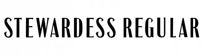 Stewardess Regular  Fuentes Gratis Descargar