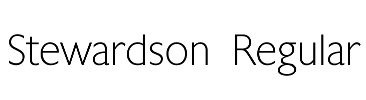 Stewardson Regular Font