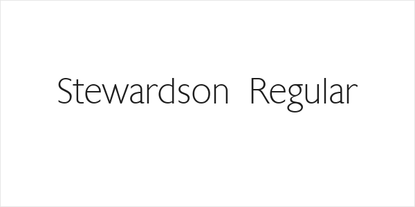 Stewardson Regular Logo