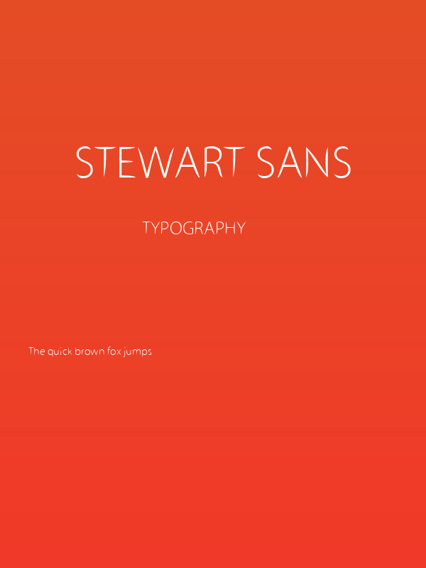 Stewart Sans Poster