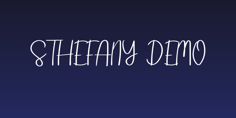 Sthefany Demo Social Header