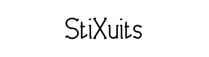 StiXuits  Free Fonts Download