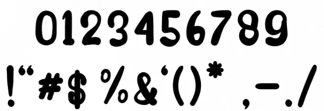 Stibold  Regular Font OTHER CHARS