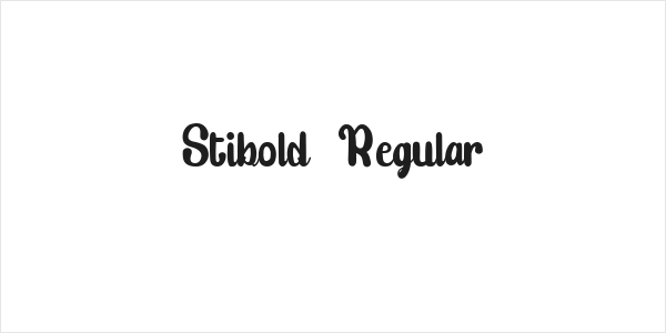 Stibold  Regular Logo