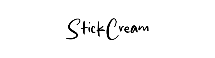 Stick Cream  免费字体下载