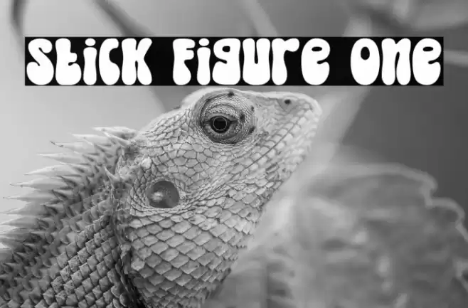 Stick Figure One Font examples