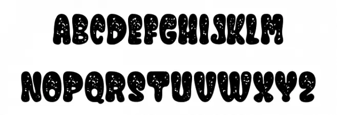 Stick Figure Two Texture Schriftart Groß