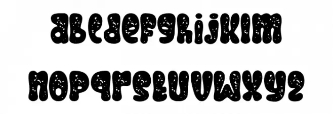 Stick Figure Two Texture Schriftart Kleinbuchstaben