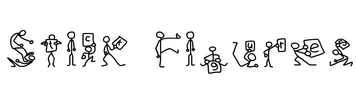 Stick Figures  フリーフォントのダウンロード