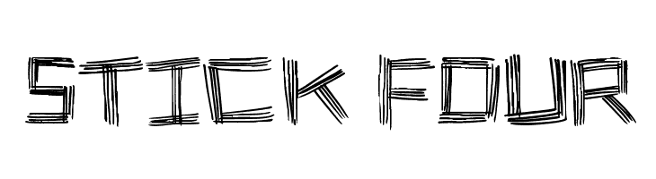 Stick Four  Скачать бесплатные шрифты