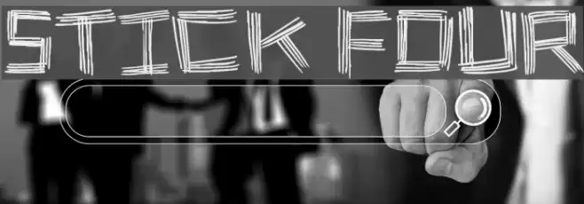 Stick Four Font examples